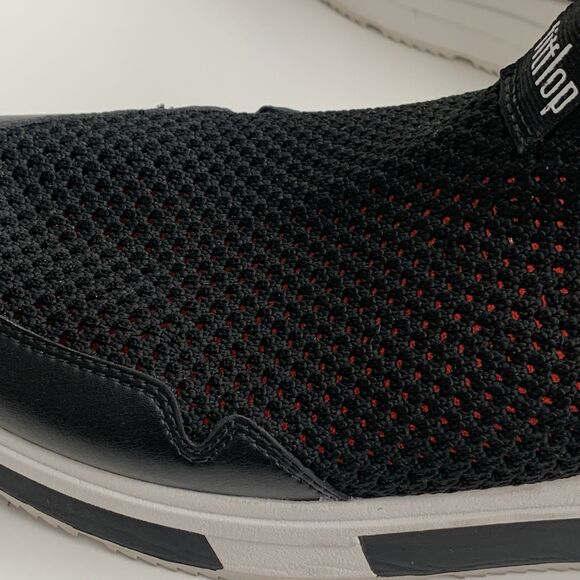 FitFlop Women’s Erin Mesh Slip On Sneakers Black and White Size 10 - Picture 16 of 16